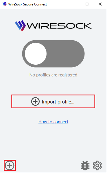 Import profile